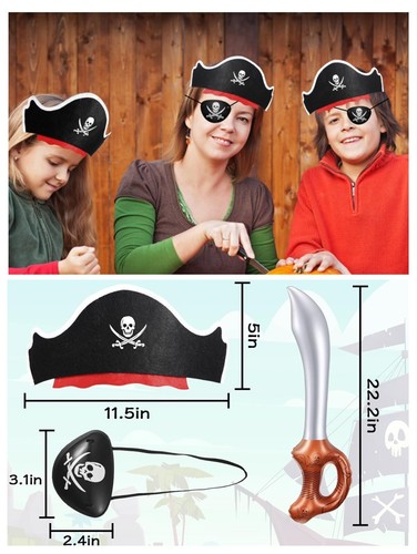 Caribbean pirate cosplay set - pirate,